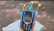 Nokia 3310 vs Bomb test Diwali special- See what happened after bomb blast