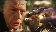 Thanos destroys Hank's minerals