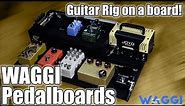 Waggi Pedalboards Hybrid Twin Tier Board Review & Demo - Building a Guitar Rig On a Pedal board