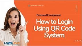 How to Login Using QR Code System