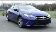 2015 Toyota Camry Hybrid SE Test Drive Video Review