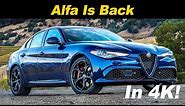 2018 Alfa Romeo Giulia Review and Road Test In 4K UHD!