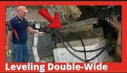 Leveling Mobile Home - Relevel on a Doublewide Mobile Home