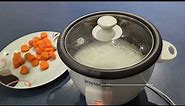 Proctor Silex Rice Cooker And Steamer: First Time Cooking Rice! 12.12.2023