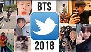 BTS Twitter videos from 2018 - Eng Subs