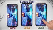 Speed Test: Samsung Galaxy A24 vs A34 vs A54 Comparison!