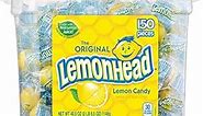 Lemonhead Hard Lemon Candy, Individually Wrapped Candy (150 Count)