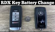 2016 - 2021 Acura RDX Remote Fob Key Battery Change - How To Remove & Replace Acura RDX Key Battery