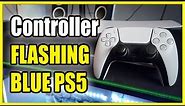 How to Fix Flashing Blue Light on PS5 Controller (Connect Controller Tutorial)