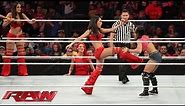 Natalya, Brie Bella, Nikki Bella, Cameron & Naomi vs. AJ Lee, Aksana, Layla, Alicia Fox & Tamina: Ra