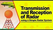 Transmission and Reception of Radar using a Simple Radar System