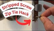 Stripped Screw & Zip Tie Hack | Using Cable Ties as Anchors | DIY Hacks, Tips and Tricks |