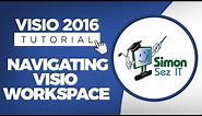 How to Navigate Visio 2016 Start Screen, Workspace and Backstage View