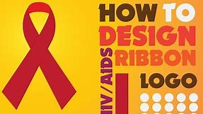 How to Design HIV/AIDS Ribbon Logo in Adobe Illustrator