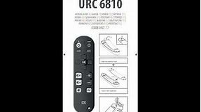 One For All Universal Remote Instructions - URC 6810 Manual