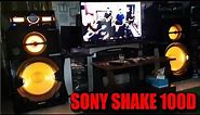 Sony shake 99 2024 | Sony Shake 100D Lighting Effect | Sony HiFi System 2024 | som da sony shake 99