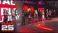 WWE honors female WWE Legends: Raw 25, Jan. 22, 2018