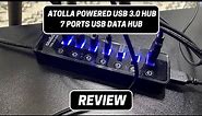 ATOLLA Powered USB 3.0 Hub With 7 Ports | Best USB 3.0 Hub for Everyday Use