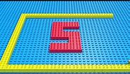 Lego Numbers formation and fun | Learn counting 1 To 10 | Kids fun and learn | Kiddiestv