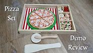 Wooden Pizza Toy Set demo review video