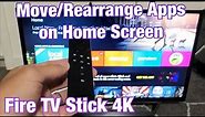 Fire TV Stick 4K: How to Move/Rearrange Apps on Home Screen