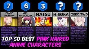 Top 50 Best Pink Haired Anime Characters