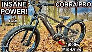 Himiway Cobra Pro 1,000w Mid-Drive E-Bike Review [] My most powerful Electric Bicycle and it’s fast!