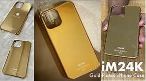 iPhone 24K Gold Plated Case | iM24K | Made in india | iPhone luxury Case | for 11&12 Pro/Pro Max |MG