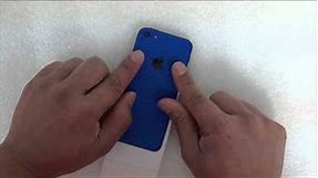 iPhone 5 Full Body Wrap Skin Kit Blue Carbon Fiber by Stickerboy