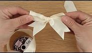 How to Tie A Ribbon Bow | Craft Techniques
