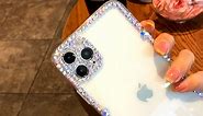 BANAILOA Glitter Rhinestone iPhone 11 Pro Max Clear Case