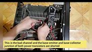 Part 1: Audio Amplifier Repair - Victor Model AX-V505 (Issue: Blown out power amplifier)