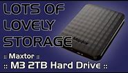 Maxtor M3 2TB USB Hard Drive - Unboxing and Review - Quality PC Storage - KF89 Tech