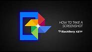 BlackBerry KEY2 - How To Take A Screenshot