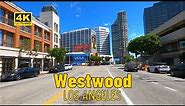 Driving Westwood Neighborhood, Los Angeles | California USA [4K UHD 60fps] May 2022