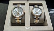 Fossil BQ2737SET chronograph couple watch review