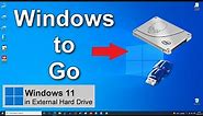 ✅Windows 11 - Install on a USB drive / Windows to Go / Portable Windows in External Hard Drive[2023]