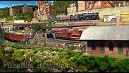 One of the finest and most famous model railroad layouts in the United States in HO scale