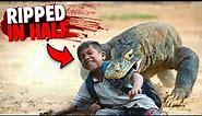 This Boy Was Ripped In Half By Komodo Dragon In Front of His Friends!