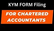 How to file KYM form of ICAI for CA I know Your Member for Chartered Accountants I CA Satbir Singh