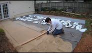 How to build a backyard paver patio all by yourself!