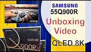 SAMSUNG 55Q900R 55 Inch 8K QLED Full Unboxing & Basic Setup Video-2020| DRM