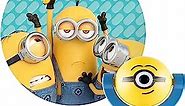 Minions Projectables Plug-in Night Light, Despicable Me, for Kids, Collector’s Edition, Light Sensing, Project Image on Ceiling, Wall, or Floor, 42029 , Yellow