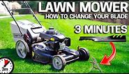 How to Replace your Lawn mower Blade in 3 Minutes EASY WAY