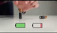 how to test a battery which is full and which is empty