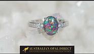 Opal Rings, Opal Wedding Rings, Black Opal Rings - Australian Opal Direct | Worldwide Shipping