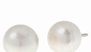 KALIFANO 10-12mm Cultured Freshwater Pearl Stud Earrings - 20670235 | HSN