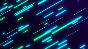Rounded Neon Green and Blue lines Background video | Footage | Screensaver