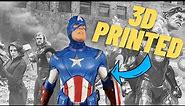 I 3D PRINTED and Painted America's a$$ Captain America- Avengers