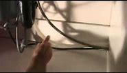 How a dishwasher drain line works